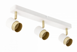 Decor Lampada a soffitto ORIO in alluminio 43.0x5.5x14.0 IP20 3*GU10 max. 50W bianca rotonda 1208963966