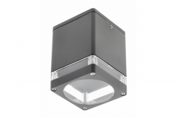 Decor Lampada a soffitto RIVEN alum 102x120 IP54 max 35W quadrata grafite 1208963983