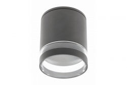 Decor Lampada a soffitto RIVEN alum 102x120 IP54 MAX.35W tonda grafite 1208963984