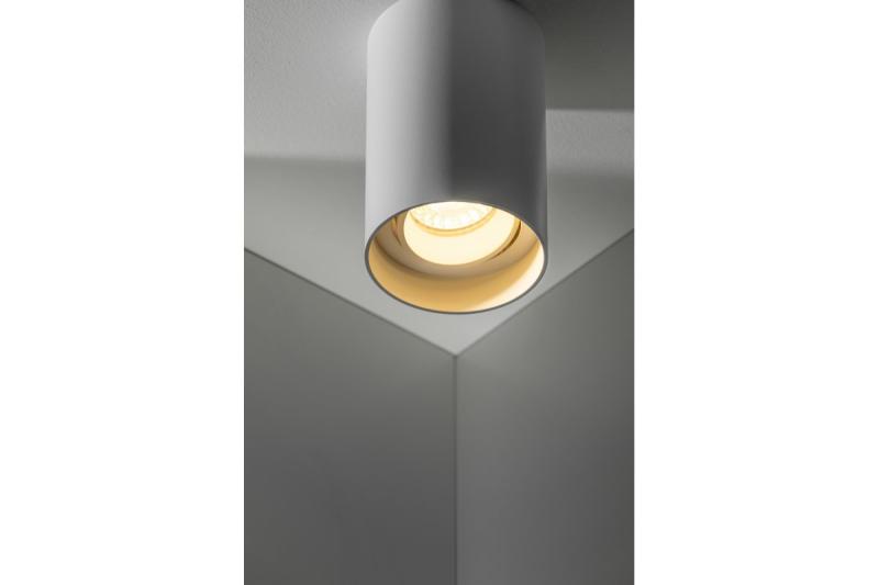 Decor Lampada a soffitto RESTO PC φ80x125mm IP20 max 20W bianca rotonda 1208963986