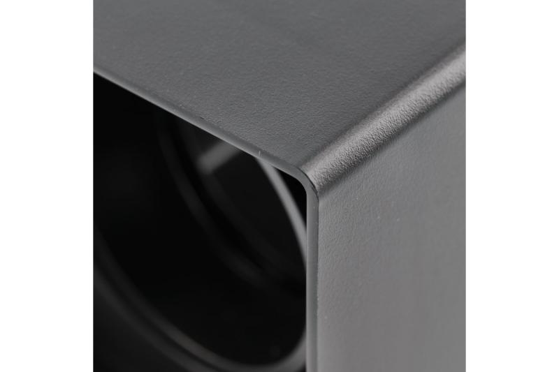 Decor Lampada a soffitto RESTO PC 80x80x125mm IP20 max 20W quadrata nera 1208963987