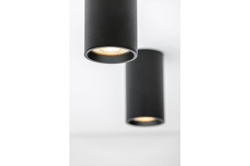 Decor Superficie montata a parete lampada SENSA MINI in alluminio 64x115 IP20 max 50W alloggiamento nero rotondo. 1208964013