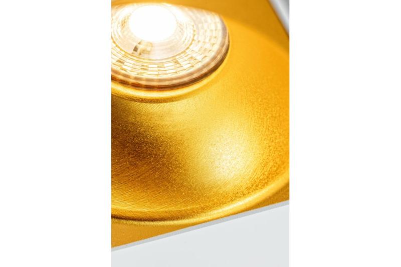 Decor Apparecchio a soffitto TENSA in alluminio 90x90x140 IP20 GU10 quadrato bianco 1208964021