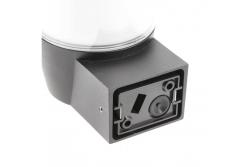 Decor Lampada da giardino TORA-AU E27 MAX.15W IP54 AC220-240V 50-60Hz applique da parete superiore nera 1208964023