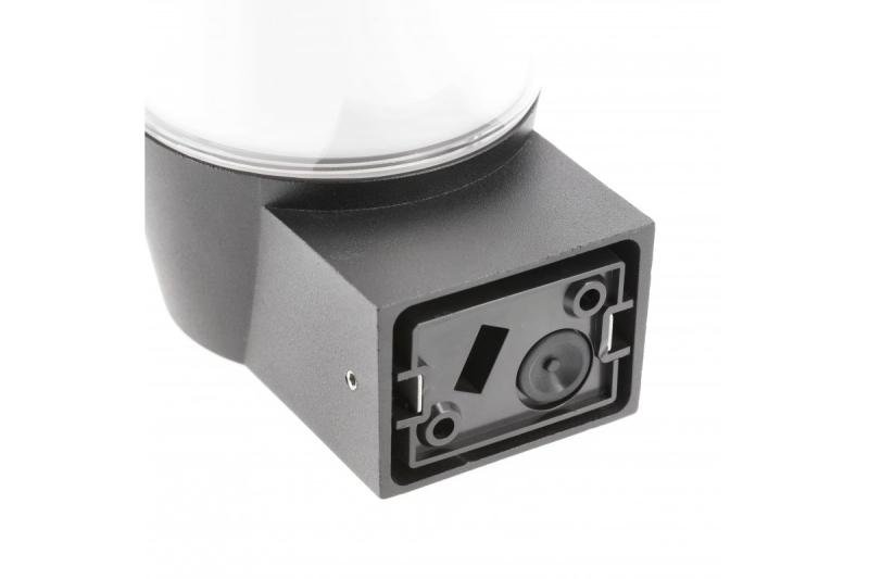 Decor Lampada da giardino TORA-AU E27 MAX.15W IP54 AC220-240V 50-60Hz applique da parete superiore nera 1208964023