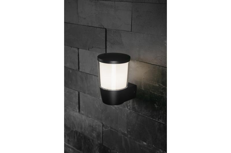 Decor Lampada da giardino TORA-AU E27 MAX.15W IP54 AC220-240V 50-60Hz applique da parete superiore nera 1208964023