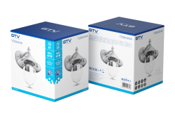 Decor Lampada da giardino TOSKANA-AD E27 MAX.60W IP54 AC220-240V 50-60Hz applique da parete semplice grigia. 1208964027