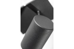 Decor Lampada a soffitto VENETO IP20 max. 20W 1 x GU10 tonda nera 1208964036