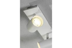 Decor Lampada a soffitto VENETO IP20 max. 20W 2 x GU10 bianco rotondo 1208964037