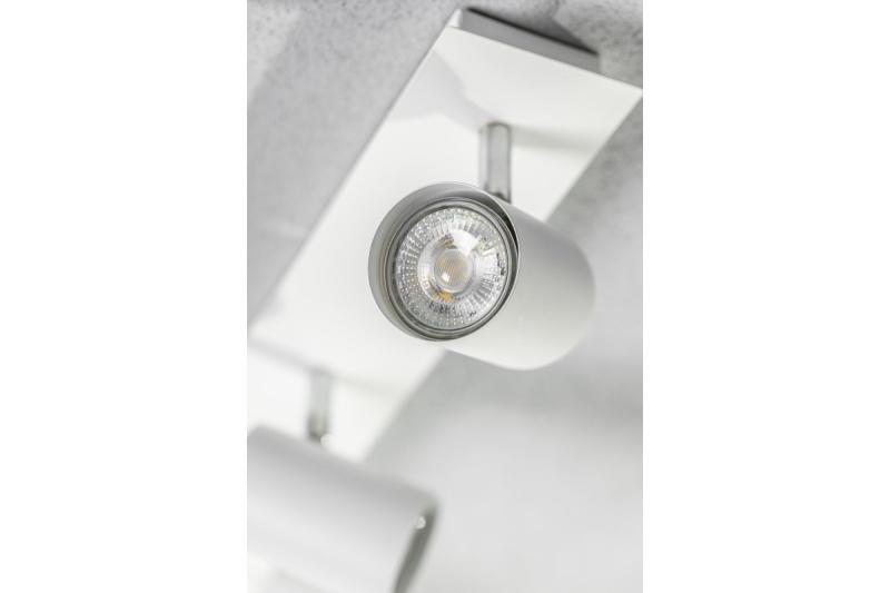 Decor Lampada a soffitto VENETO IP20 max. 20W 2 x GU10 bianco rotondo 1208964037