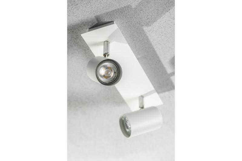 Decor Lampada a soffitto VENETO IP20 max. 20W 2 x GU10 bianco rotondo 1208964037