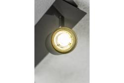 Decor Lampada a soffitto VENETO IP20 max. 20W 3 x GU10 tonda nera 1208964040