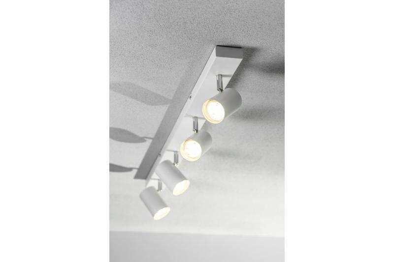 Decor Lampada a soffitto VENETO IP20 max. 20W 4 x GU10 bianco rotondo 1208964041