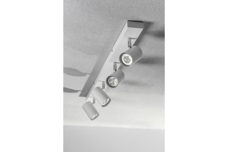 Decor Lampada a soffitto VENETO IP20 max. 20W 4 x GU10 bianco rotondo 1208964041