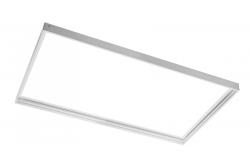 TELAIO PER MONTAGGIO SUPERFICIALE DI PANNELLO LED 30x60cm (KING), bianco 1208965295