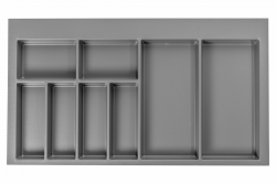 Vassoio per Posate Decor Cutle Inserto per Cassetto da Cucina 900 Antracite 1208966382