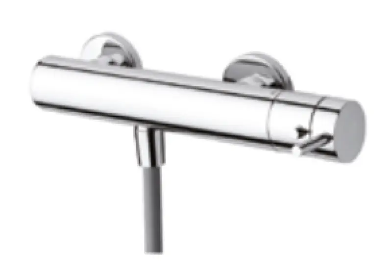 Waterevolution Flow Termostatico per doccia con set doccia PVD oro chiaro T140TWGE