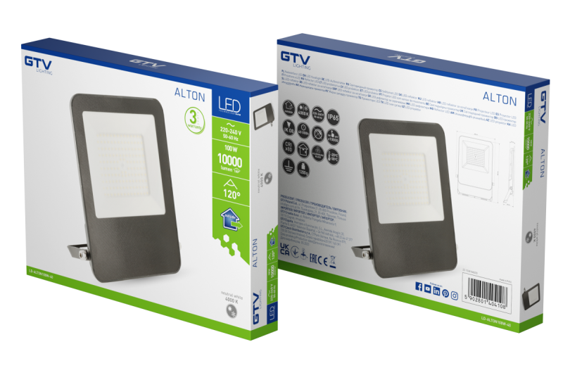 Faro ALTON, LED, 100W, 10000lm, 4000K, AC220-240V, IP65 1208966955