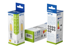 FONTE DI LUCE LED, FILAMENTO, A-G, C35, 4000K, E14, 5,8W, AC220-240V, 360°, 640lm, 50mA 1208966965