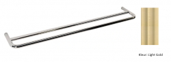 Waterevolution flow portasciugamani doppio 60cm PVD Light Gold A112DWGE