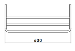 Waterevolution flow portasalviette Rame A118CPE