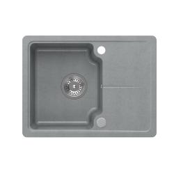 Quadri Kendal Lavello in granito grigio 58x44 cm con scolapiatti 1208967404