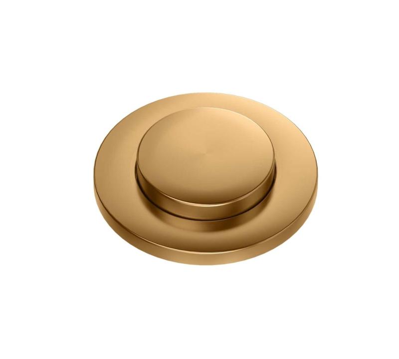 Set di scarico per lavabo a doppia vasca in rame Quadri con troppopieno e pulsante push to open in rame 1208967546