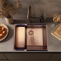 Pure.Sink Prestige tappetino arrotolabile per lavello Rame PPGRM40-62