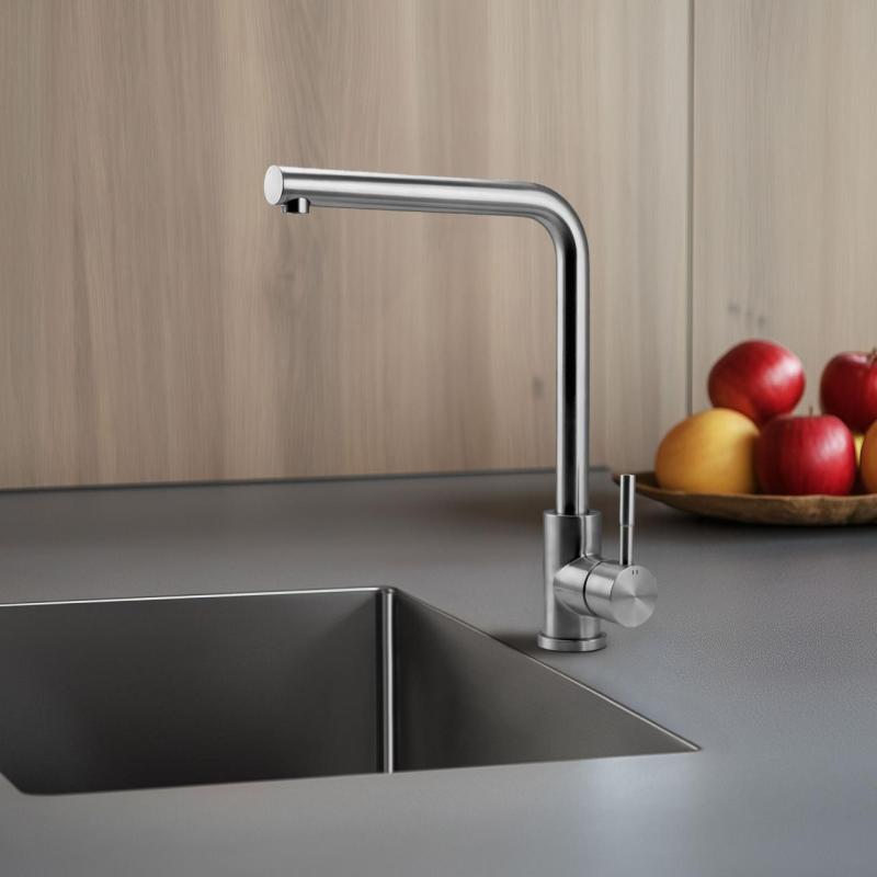 Pure.Sink Elite Steel Spark rubinetto da cucina Acciaio Inox PS8040-02