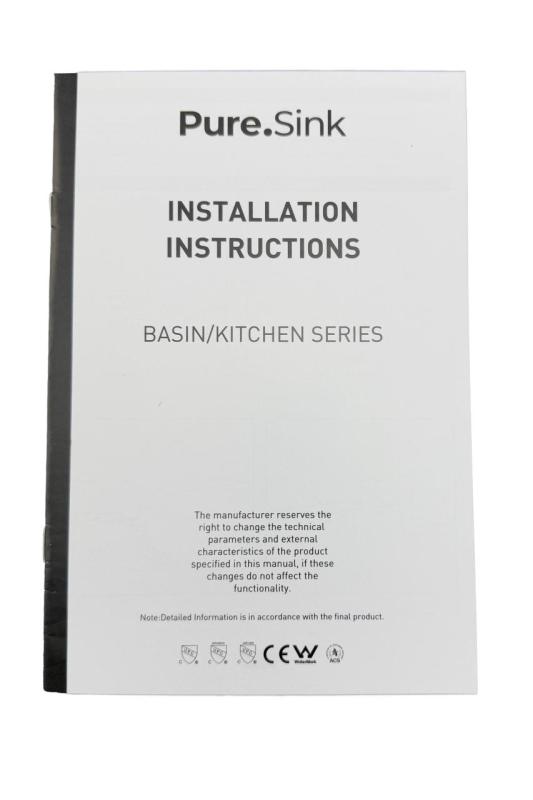 Pure.Sink Elite Steel Spark-S rubinetto da cucina in Acciaio Inox con bocca estraibile PS8041-02