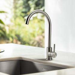 Pure.Sink Elite Steel Stream kitchen faucet stainless steel PS8044-02