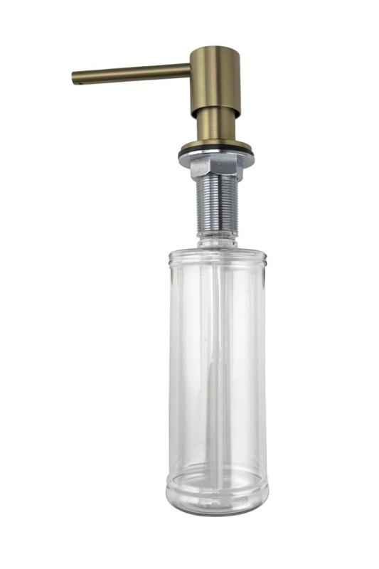 Pure.Sink Elite Steel Shine incasso distributore di sapone Nero Opaco ricaricabile dall'alto PS9010-10