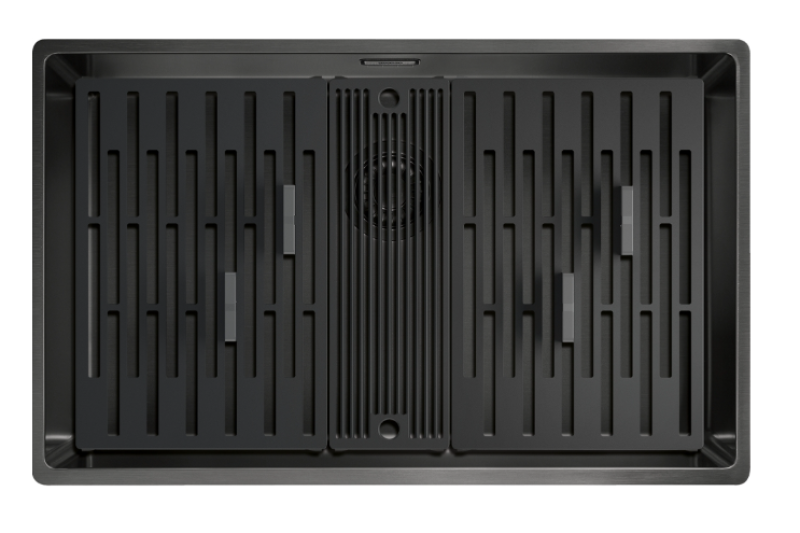 Franke Mythos Masterpiece BXM 210.68 Grande Lavello Gun Metal PVD Antracite 685x410mm a Filo e Sottotop - 127.0676.885