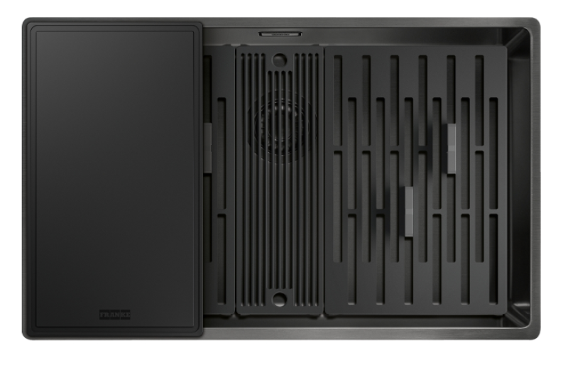 Franke Mythos Masterpiece BXM 210.68 Grande Lavello Gun Metal PVD Antracite 685x410mm a Filo e Sottotop - 127.0676.885