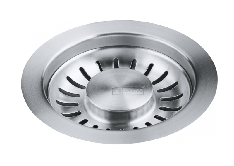 Franke Set di Scarico Rifiuti con Pulsante a Pressione e Rotazione in Acciaio Inossidabile 112.0301.698