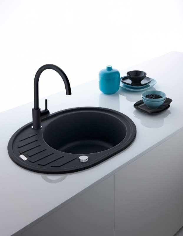 Franke Lina XL Miscelatore da Cucina Onyx con Bocca Girevole 115.0626.020