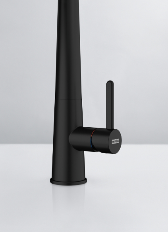 Franke Icon Monocomando Miscelatore da Cucina con Doccetta Flessibile, Nero 115.0690.598