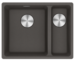 Franke Maris MRG 160-34-15 Fragranite Slate Grey Lavandino Grigio, scuro Lato sinistro Incasso 125.0714.608