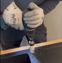 Set di seghe a tazza in acciaio al carbonio Hoegert, 14 pezzi.