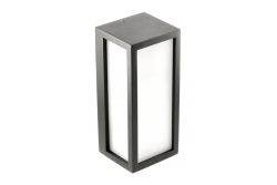 Lampada da facciata VASTI, E27, MAX. 12W, IP54, AC220-240V, 50/60Hz, nero