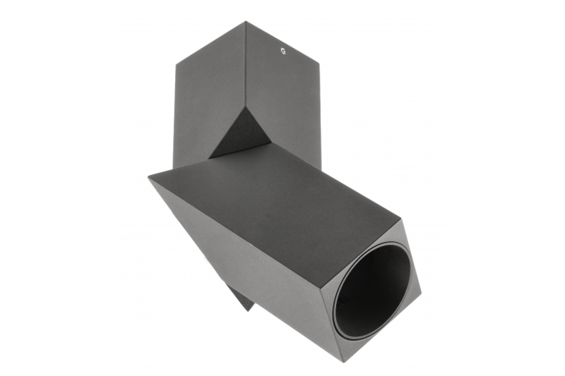 Lampada da soffitto VIRGO, max. 250V, 50/60Hz, 57x57x152mm, IP20, max. 20W, Quadrata, Nero