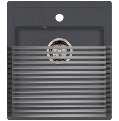 Ausmann Turt Chroom Rolmat voor in de spoelbak 28x45 cm 1208969723