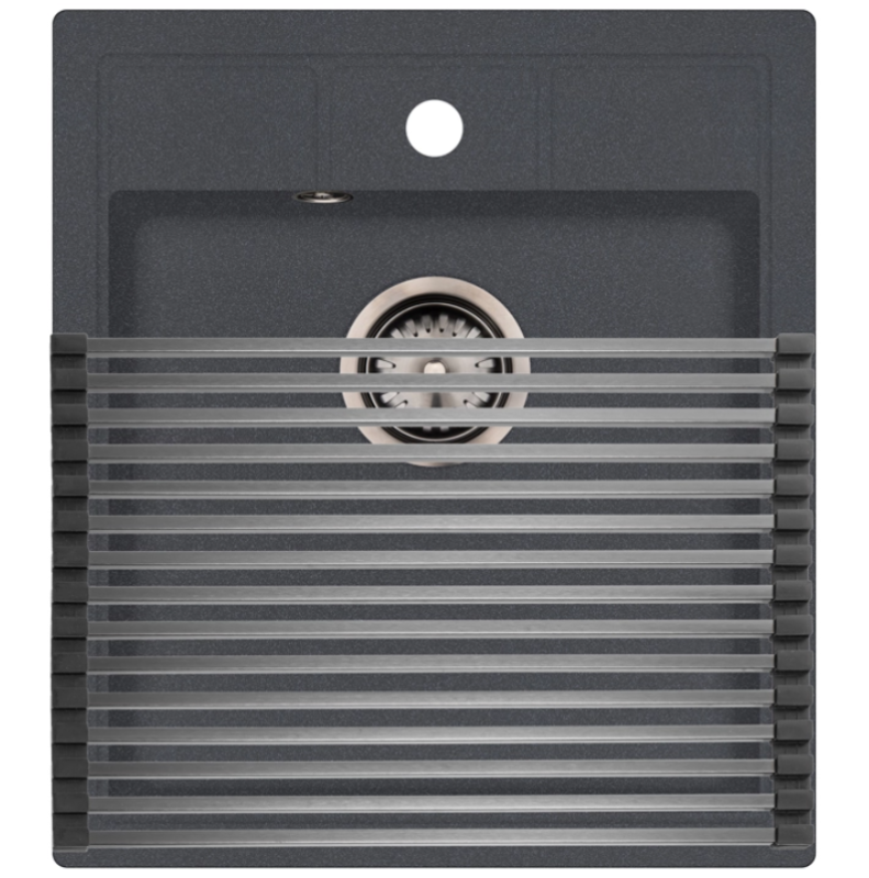 Ausmann Turt Chroom Rolmat voor in de spoelbak 28x45 cm 1208969723