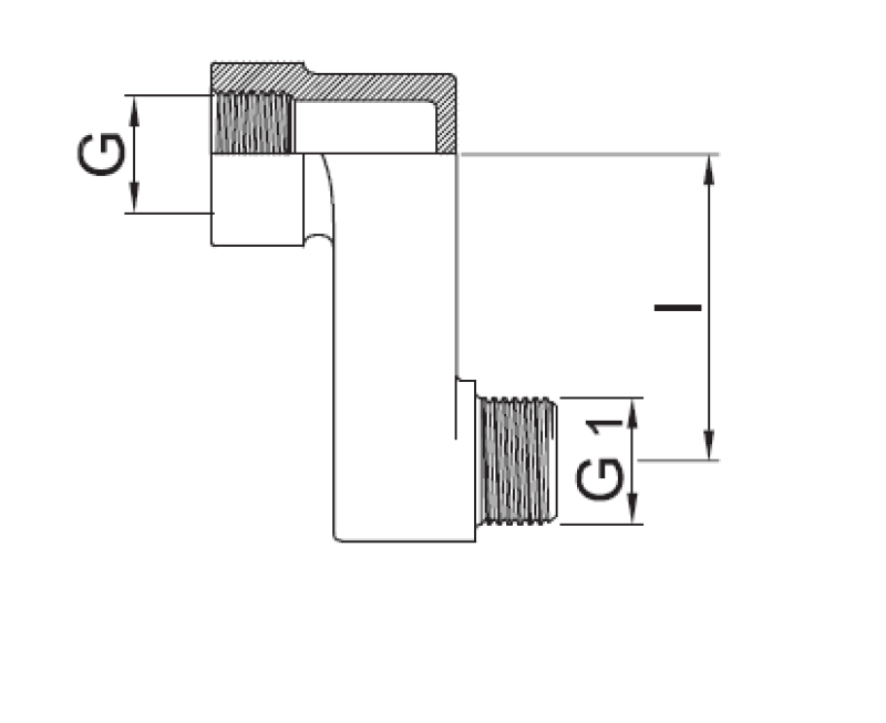 Koppeling PB S 10mm eccentrico G 1/2” G1 1/2” 1208969804