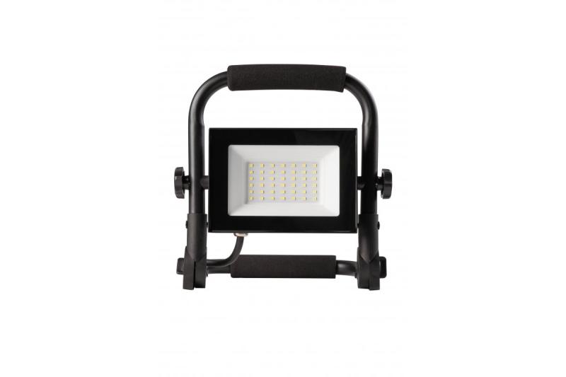 NELI Proiettore Portatile, LED, 30W, 2700lm, 6400K, AC220-240V, IP65, cavo 1.5m