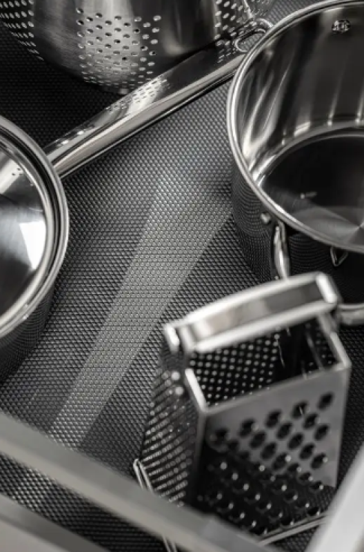 Decor Cutle Tappetino Antiscivolo per Cucina 480x5000mm Antracite 1208969949