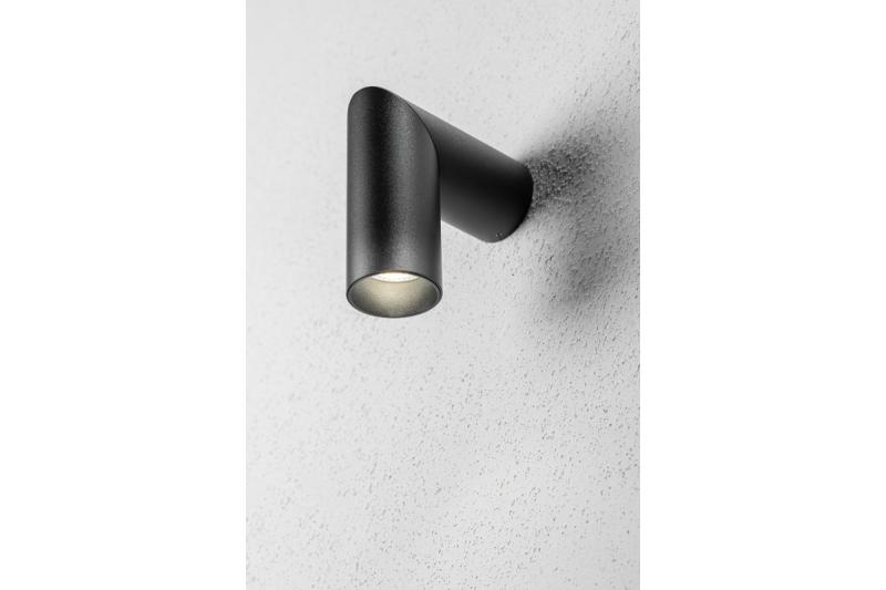 Lampada da soffitto VIRGO, max. 250V, 50/60Hz, 57x152mm, IP20, max. 20W, Rotonda, Nero