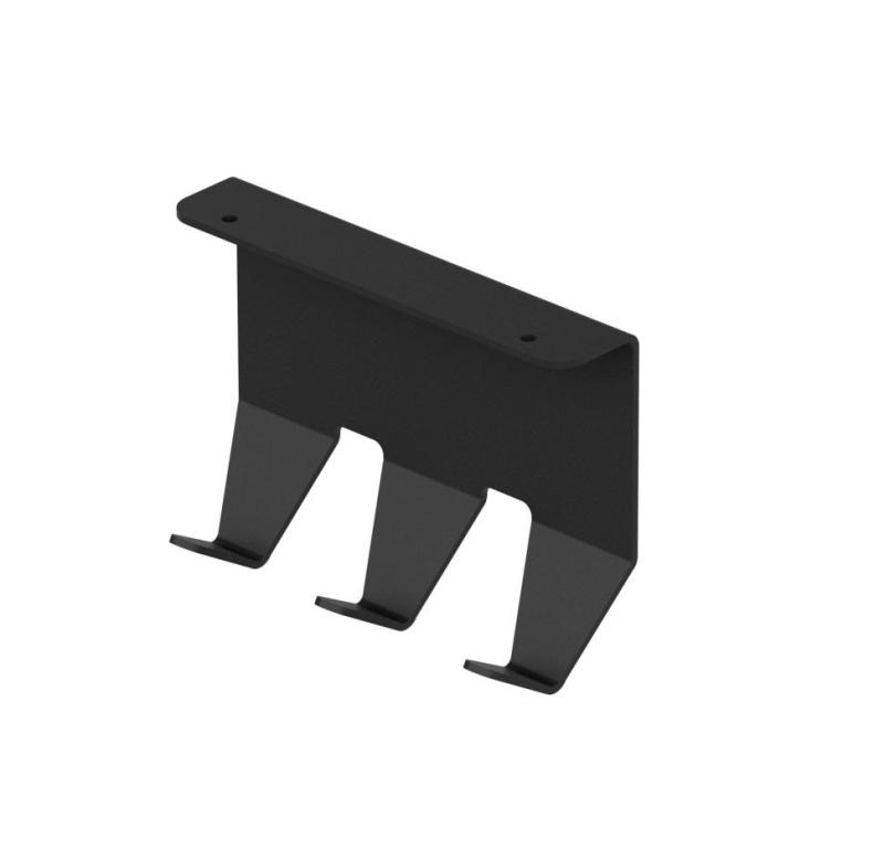 Set di binari da cucina Epka Luxion 60 cm con accessori in metallo con fissaggio nascosto nero 1208969993.