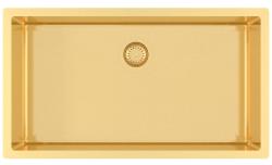 Ausmann Mosel lavello grande in acciaio inox dorato - PVD oro 74x40 universale 1208970023
