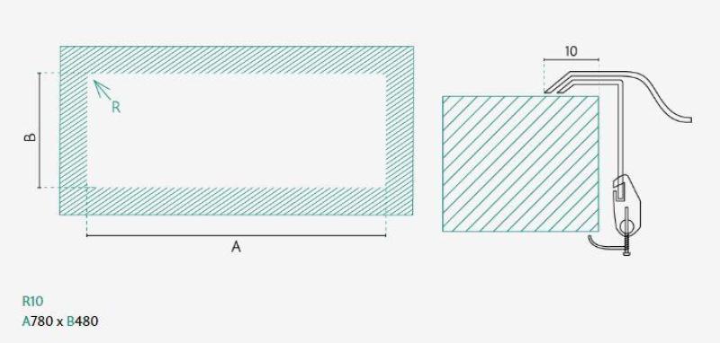 Banka Centurio 20 Inox doppio lavello a incasso 80x50cm 1208970026